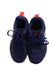 A Blue Sneakers from Adidas in size 6T for boy. (Back View)