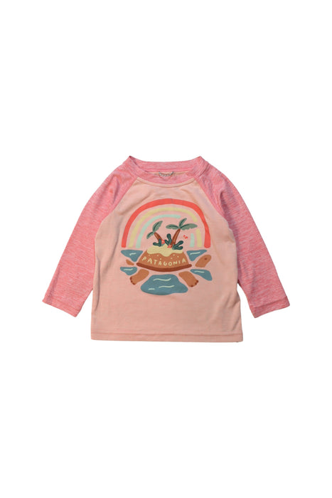 A Multicolour Long Sleeve T Shirts from Patagonia in size 12-18M for girl. (Front View)