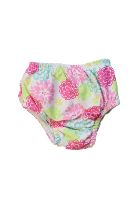 A Multicolour Swim Diapers from i play in size 6-12M for girl. (Front View)