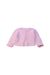 A Pink Cardigans from Petit Bateau in size 3-6M for girl. (Back View)