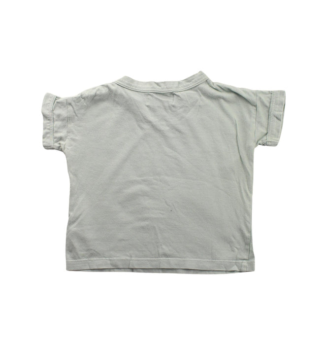 A Green Short Sleeve T Shirts from Bobo Choses in size 6-12M for girl. (Back View)