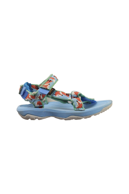 A Blue Sandals from Teva in size 18-24M for boy. (Front View)