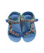 A Blue Sandals from Teva in size 18-24M for boy. (Back View)