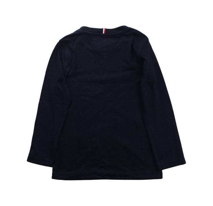 A Blue Long Sleeve T Shirts from Tommy Hilfiger in size 5T for boy. (Back View)