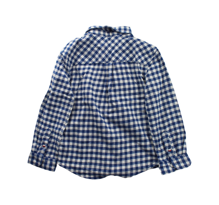 A Blue Long Sleeve Shirts from Tommy Hilfiger in size 5T for boy. (Back View)