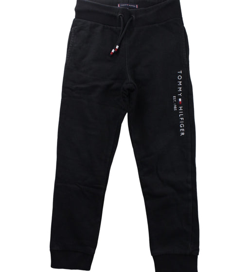 A Black Sweatpants from Tommy Hilfiger in size 5T for boy. (Front View)