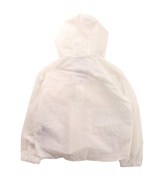 A White Lightweight Jackets from Tommy Hilfiger in size 5T for boy. (Back View)