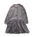 A Grey Long Sleeve Dresses from Chateau de Sable in size 6T for girl. (Front View)