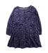 A Purple Long Sleeve Dresses from DPAM in size 6T for girl. (Front View)