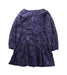 A Purple Long Sleeve Dresses from DPAM in size 6T for girl. (Back View)