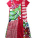 A Red Short Sleeve Dresses from Desigual in size 11Y for girl. (Front View)