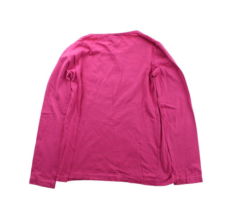 A Pink Long Sleeve T Shirts from Desigual in size 7Y for girl. (Back View)