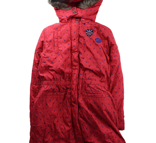 A Red Coats from La Compagnie des Petits in size 12Y for boy. (Front View)