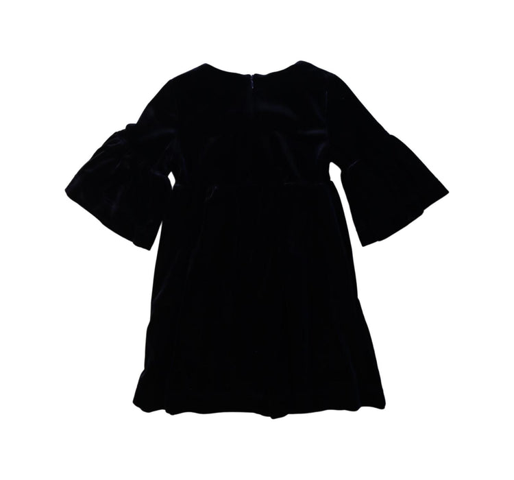 A Black Long Sleeve Dresses from little Mo & Co. in size 4T for girl. (Back View)