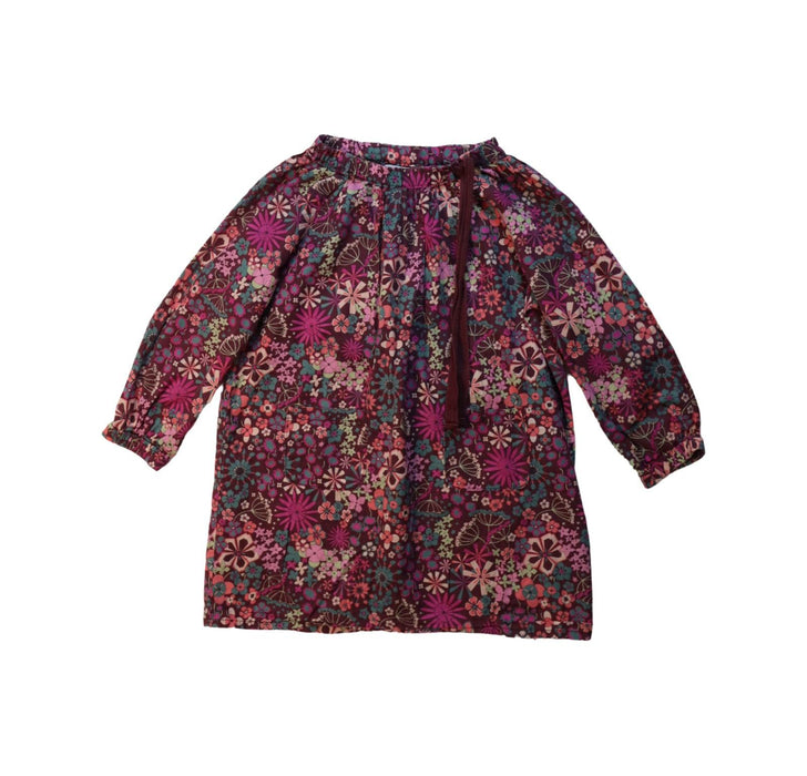 A Multicolour Long Sleeve Dresses from Little Mercerie in size 4T for girl. (Front View)