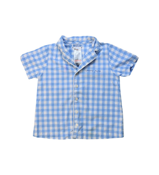 A Blue Pyjama Sets from Jacadi in size 4T for boy. (Front View)