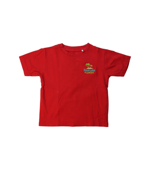 A Red Short Sleeve T Shirts from Garb Inc in size 2T for neutral. (Front View)