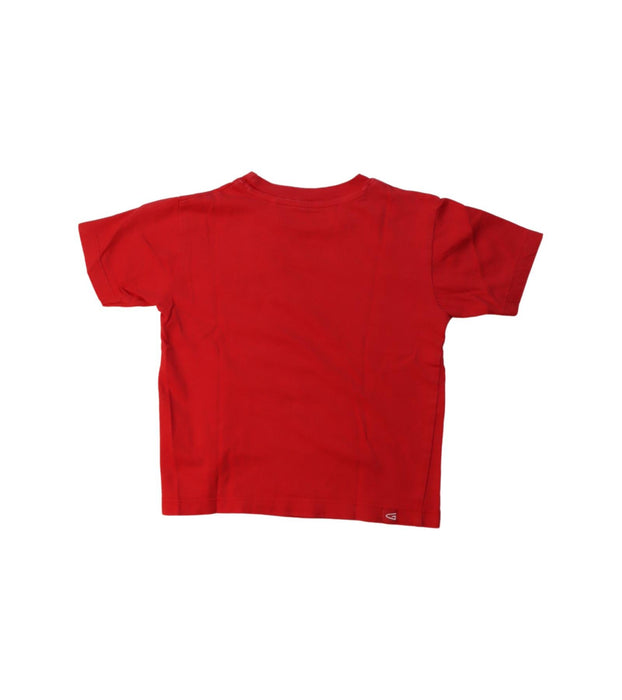 A Red Short Sleeve T Shirts from Garb Inc in size 2T for neutral. (Back View)