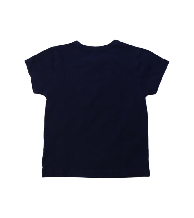 A Navy Short Sleeve T Shirts from Crewcuts in size 2T for girl. (Back View)