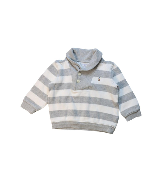 A Grey Knit Sweaters from Ralph Lauren in size 6-12M for boy. (Front View)