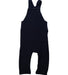 A Navy Long Overalls from Petit Bateau in size 3T for neutral. (Front View)