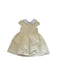 A Yellow Short Sleeve Dresses from Purete du... Bebe in size 5T for girl. (Back View)