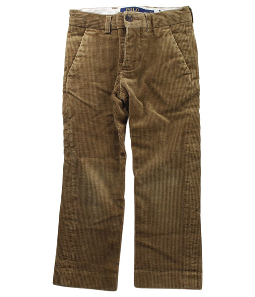 A Brown Casual Pants from Polo Ralph Lauren in size 3T for boy. (Front View)