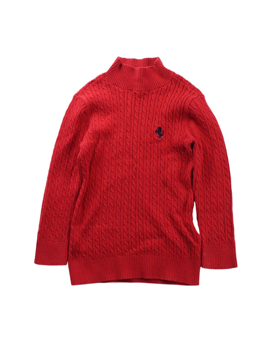 A Red Knit Sweaters from Ferrari in size 3T for boy. (Front View)