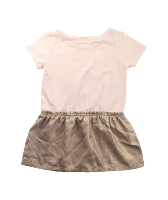 A Beige Short Sleeve Dresses from Kenzo in size 4T for girl. (Back View)