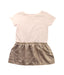 A Beige Short Sleeve Dresses from Kenzo in size 4T for girl. (Back View)