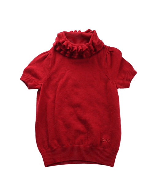 A Red Knit Sweaters from Nicholas & Bears in size 2T for girl. (Front View)