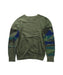 A Green Knit Sweaters from Tommy Hilfiger in size 7Y for boy. (Back View)