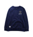 A Blue Crewneck Sweatshirts from MLB in size 11Y for boy. (Front View)