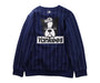 A Blue Crewneck Sweatshirts from MLB in size 11Y for boy. (Back View)