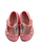 A Pink Flats from Mini Melissa in size 12-18M for girl. (Back View)