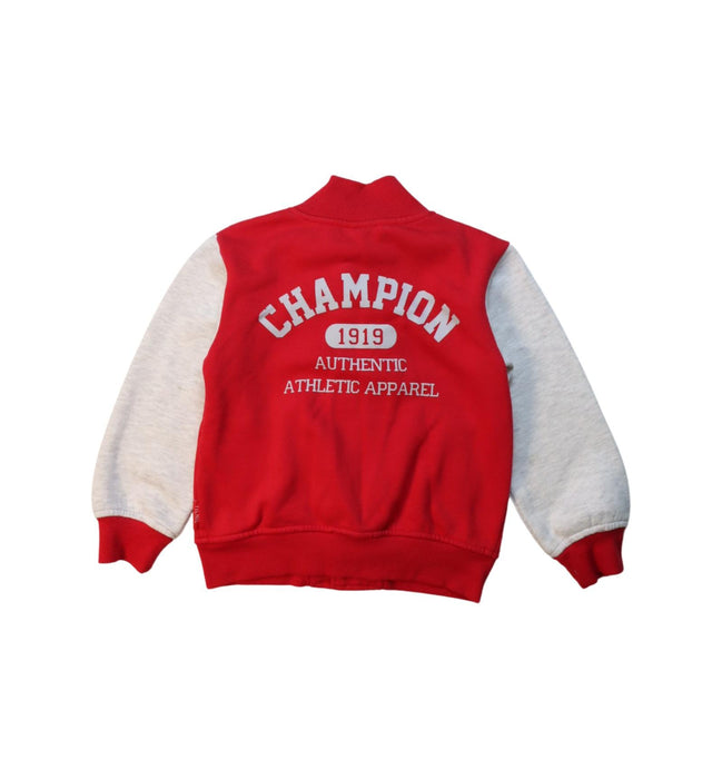 A Grey Lightweight Jackets from Champion in size 4T for boy. (Back View)