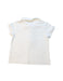 A White Short Sleeve Polos from Polo Ralph Lauren in size 3T for girl. (Back View)