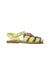 A Multicolour Sandals from Charles & Keith in size 4T for girl. (Front View)