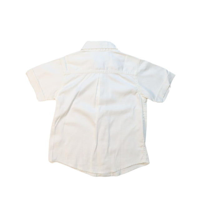 A White Short Sleeve Shirts from Ralph Lauren in size 3T for boy. (Back View)