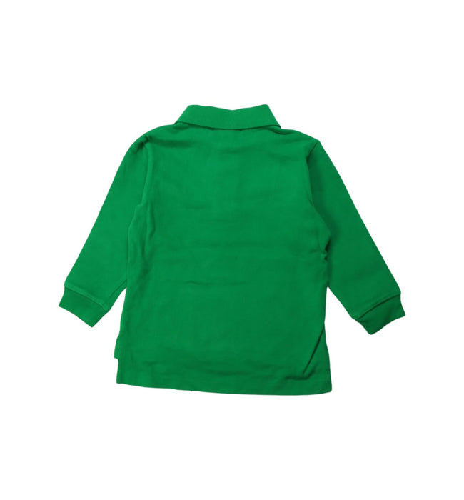 A Green Long Sleeve Polos from Polo Ralph Lauren in size 2T for boy. (Back View)