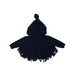 A Navy Capes & Ponchos from Seed in size 3-6M for girl. (Back View)