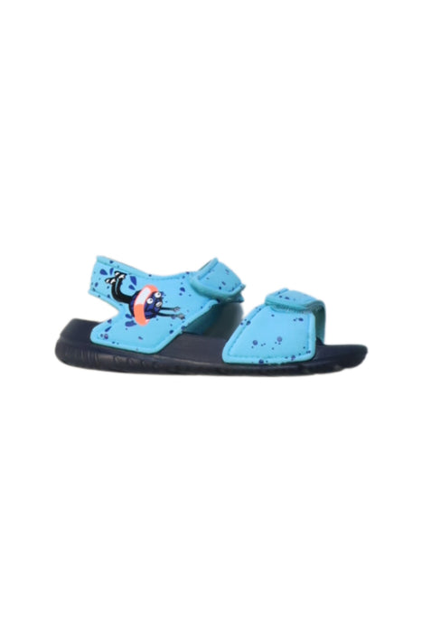 A Blue Sandals from Adidas in size 18-24M for boy. (Front View)