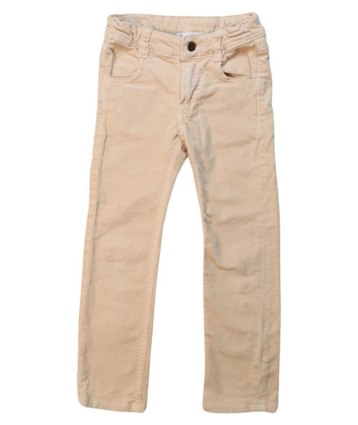 A Beige Casual Pants from Les Enfantines in size 4T for boy. (Front View)