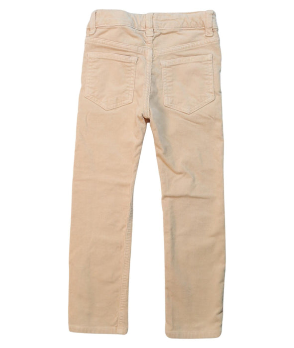 A Beige Casual Pants from Les Enfantines in size 4T for boy. (Back View)