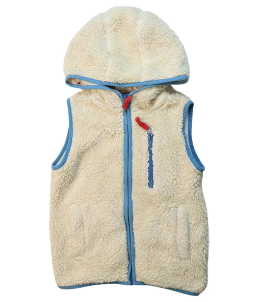 A Beige Outerwear Vests from Boden in size 4T for boy. (Front View)