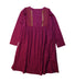 A Red Long Sleeve Dresses from Velveteen in size 8Y for girl. (Front View)