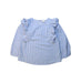 A Blue Long Sleeve Tops from Crewcuts in size 10Y for girl. (Front View)