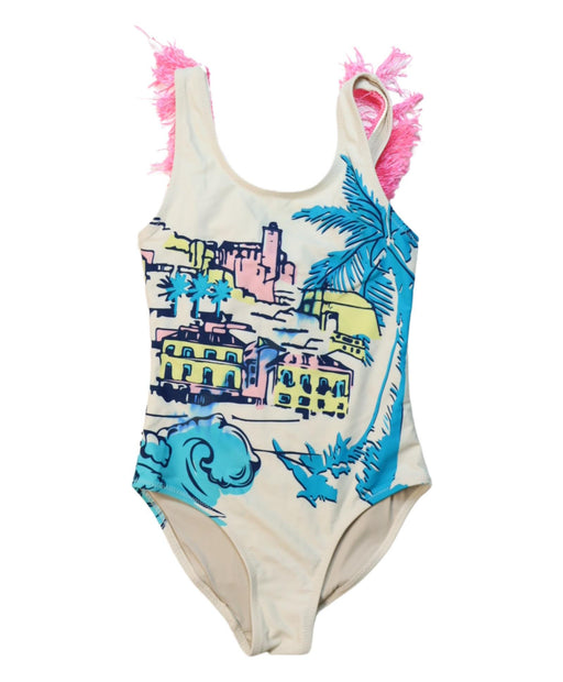 A Multicolour Swimsuits from Shade Critters in size 7Y for girl. (Front View)