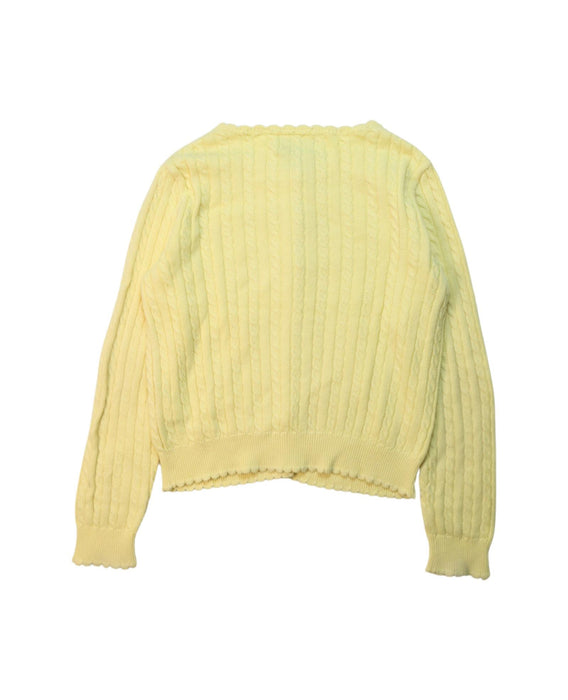 A Yellow Cardigans from Polo Ralph Lauren in size 7Y for girl. (Back View)