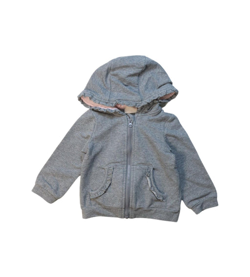 A Grey Lightweight Jackets from Chicco in size 6-12M for girl. (Front View)